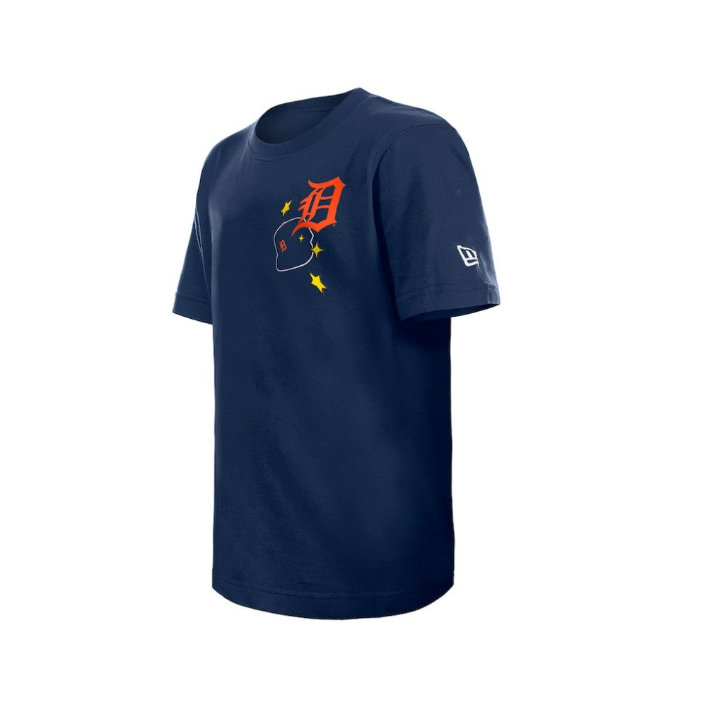 Detroit Tigers New Era Youth Stars & Cap T-Shirt Sale