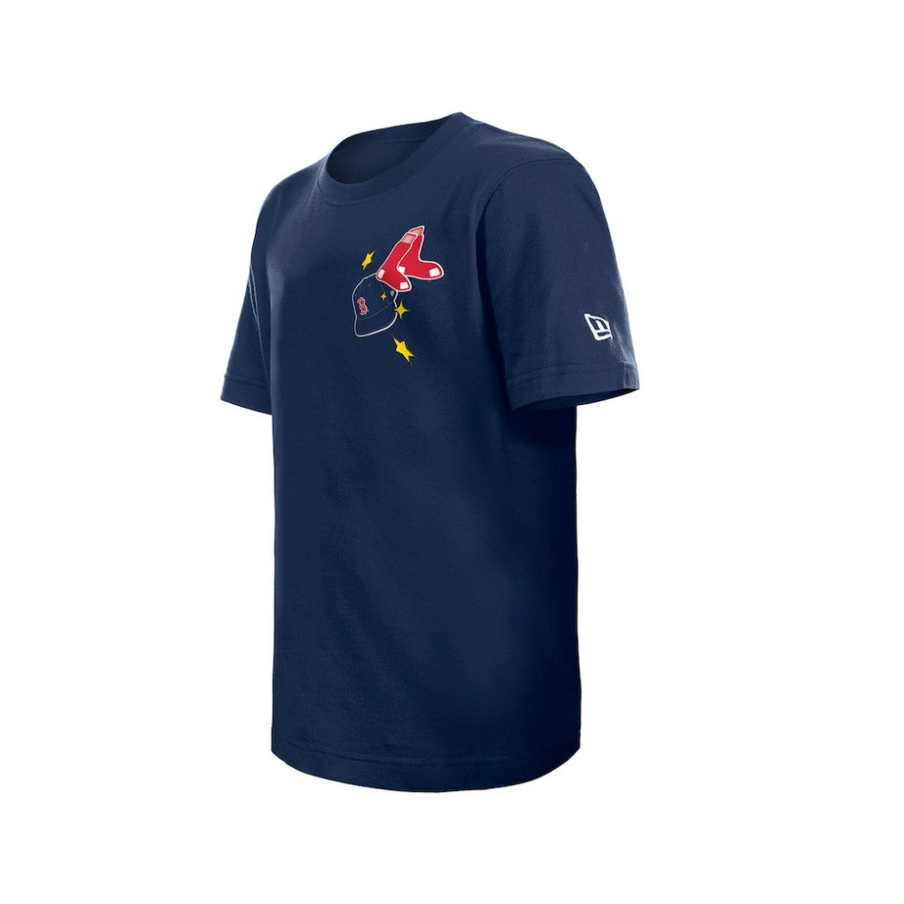 Boston Red Sox New Era Youth Stars & Cap T-Shirt Sale