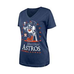 Houston Astros New Era Women's Little Miss 2 V-Neck T-Shirt Lifestyle
