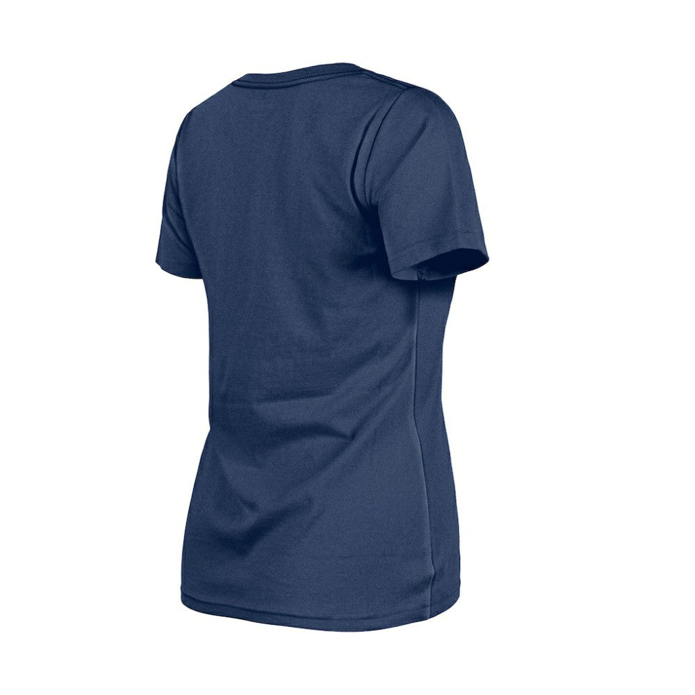 Atlanta Braves New Era Women's Little Miss 2 V-Neck T-Shirt On Sale