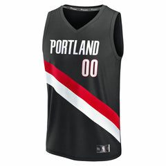 Fanatics - Portland Trail Blazers Youth Fast Break Replica Custom Jersey - Icon Edition - Black