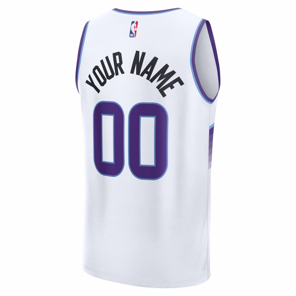 Utah Jazz Youth Fast Break Replica Custom Jersey - Association Edition | NBA Jerseys