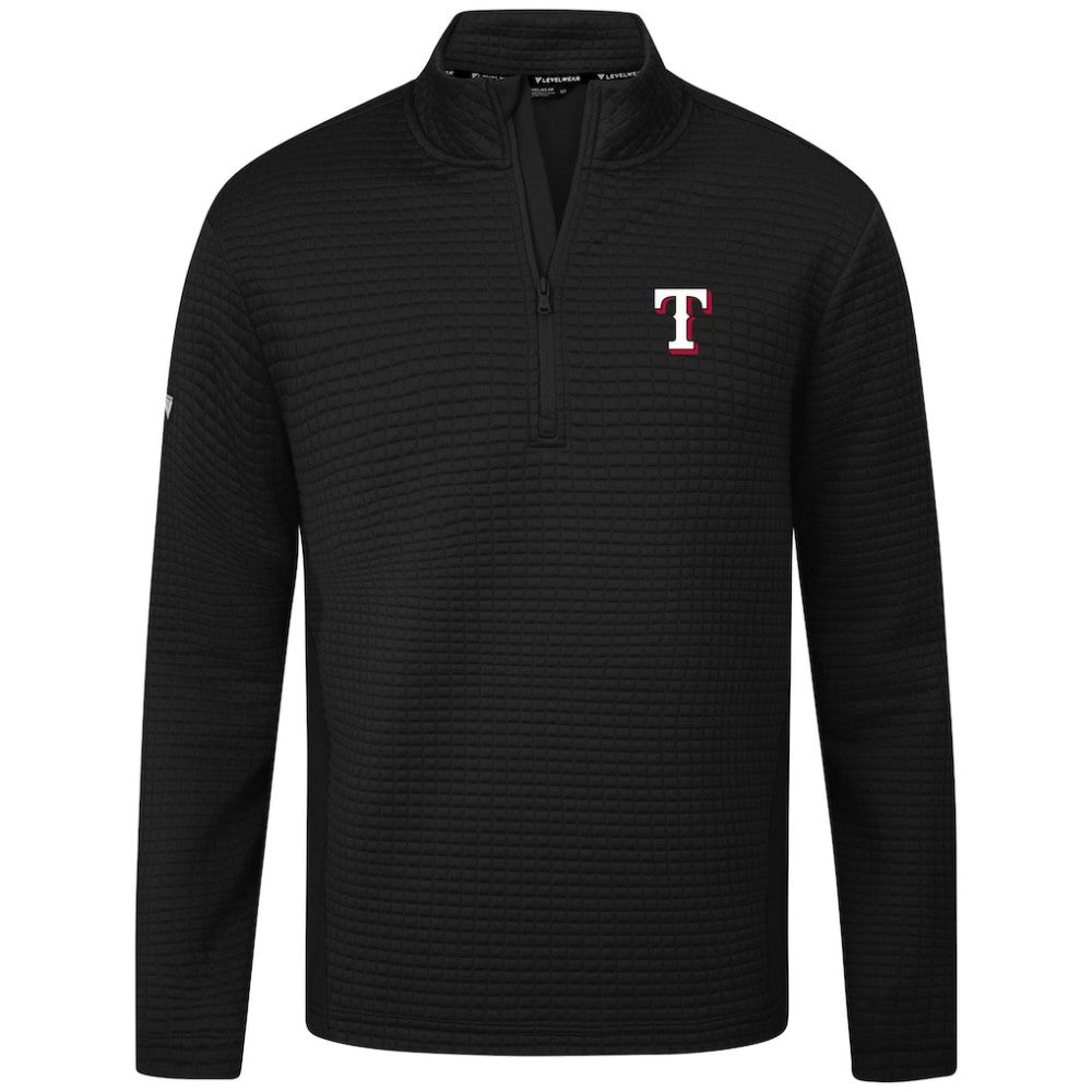 Texas Rangers Levelwear Women's Tailgate Insignia 2.0 Quarter-Zip Top Clearance