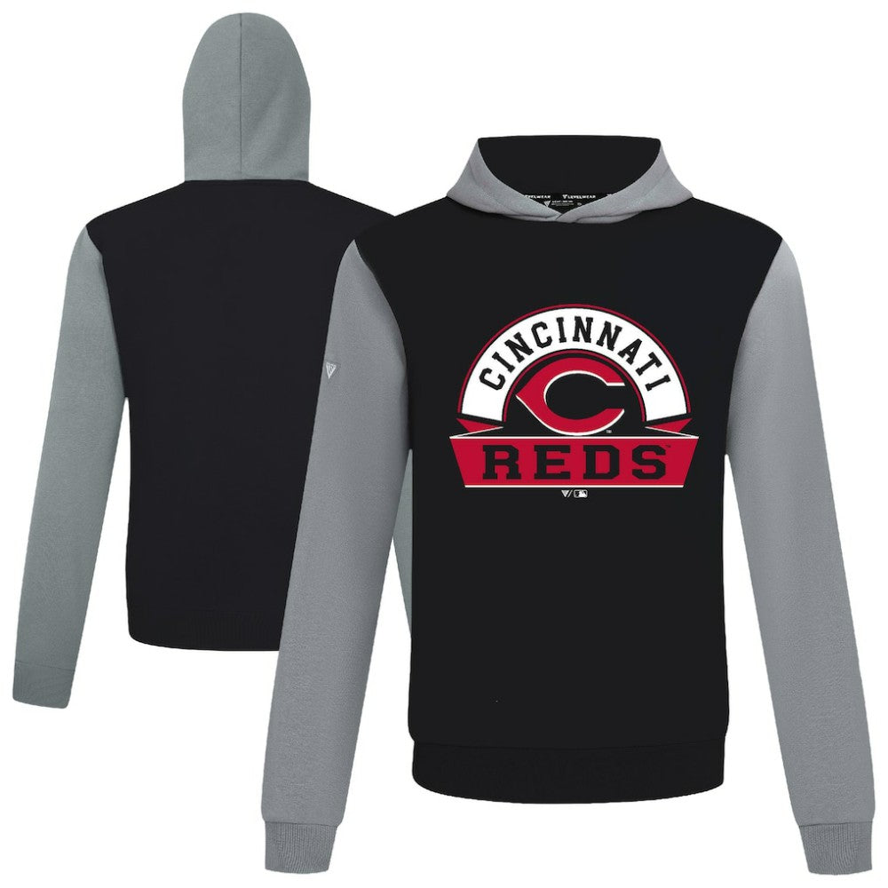 Cincinnati Reds Levelwear Throwback Ultimate Banner Arch Hoodie Clearance