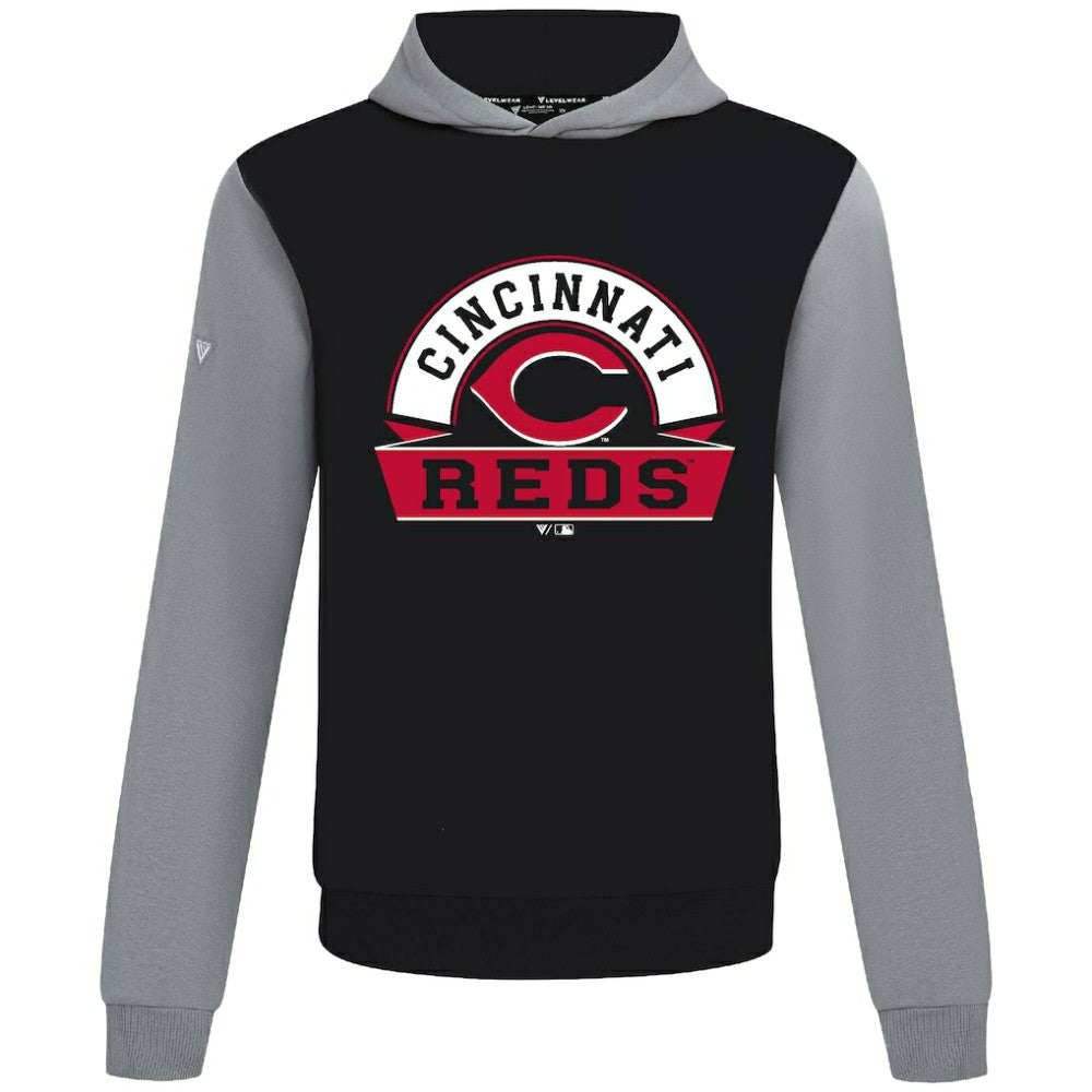 Cincinnati Reds Levelwear Throwback Ultimate Banner Arch Hoodie Clearance