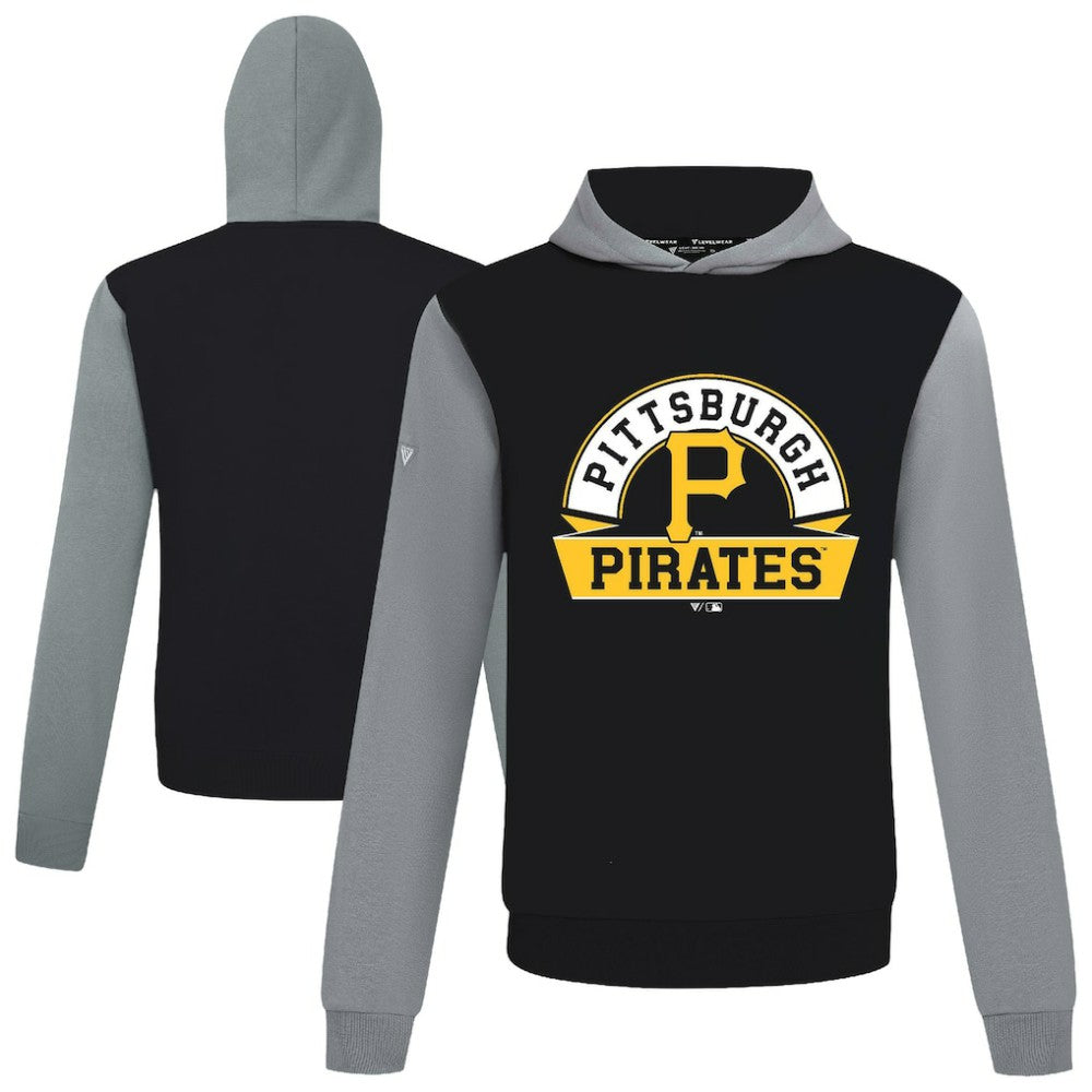 Pittsburgh Pirates Levelwear Throwback Ultimate Banner Arch Hoodie Lifestyle