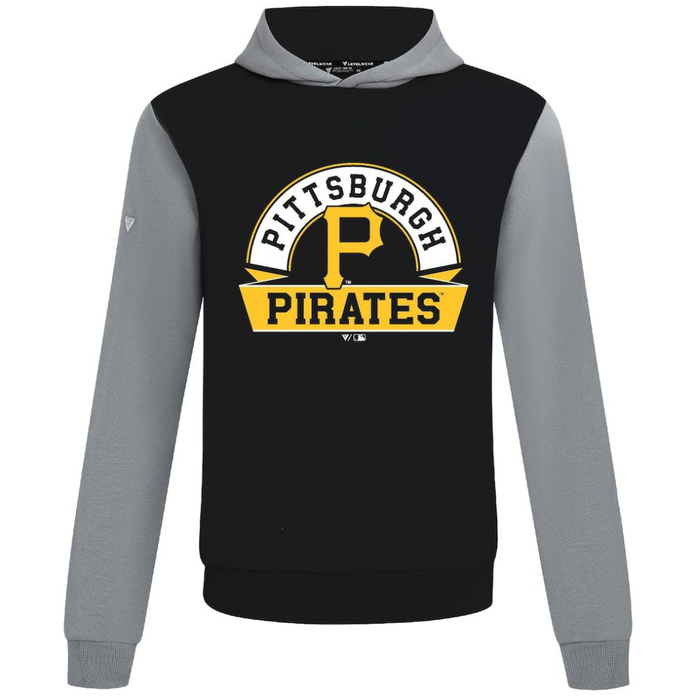 Pittsburgh Pirates Levelwear Throwback Ultimate Banner Arch Hoodie Lifestyle