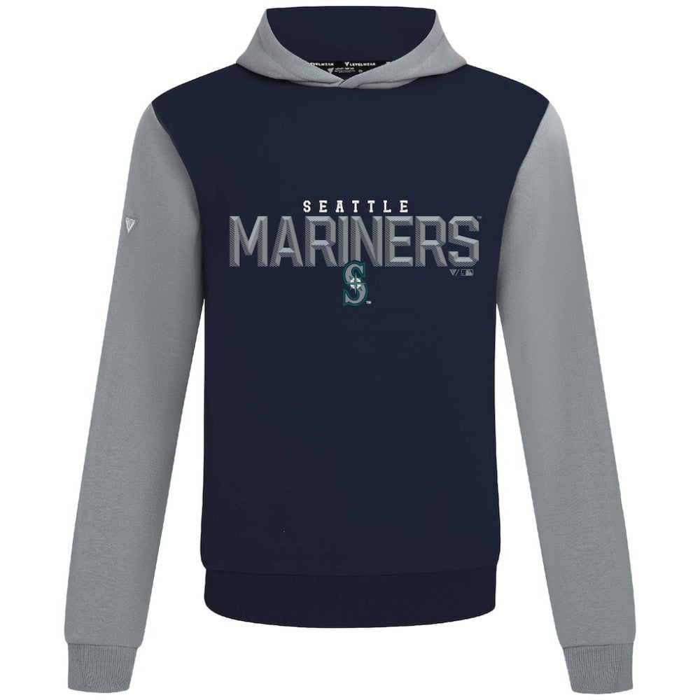 Seattle Mariners Levelwear Throwback Carve Ultimate Hoodie Lifestyle