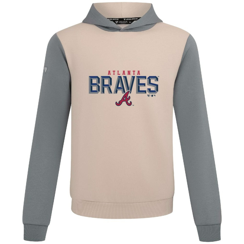 Atlanta Braves Levelwear Throwback Carve Ultimate Hoodie On Sale