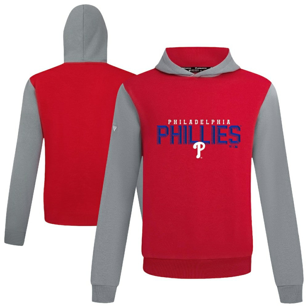 Philadelphia Phillies Levelwear Throwback Carve Ultimate Hoodie Lifestyle