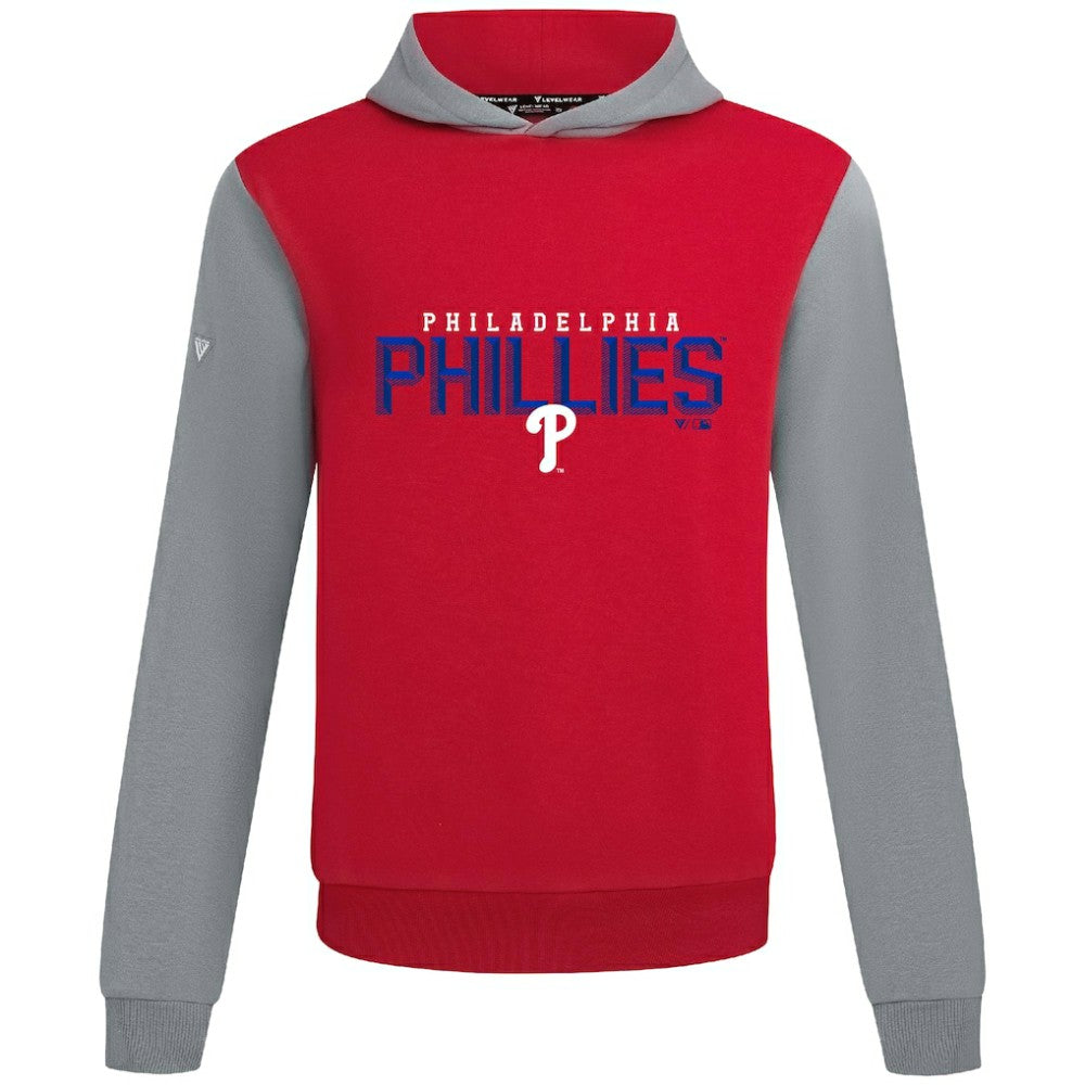 Philadelphia Phillies Levelwear Throwback Carve Ultimate Hoodie Lifestyle