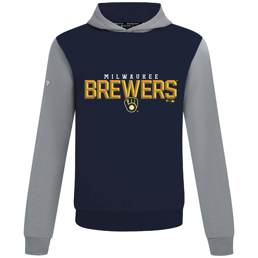 Milwaukee Brewers Levelwear Throwback Carve Ultimate Hoodie Sale
