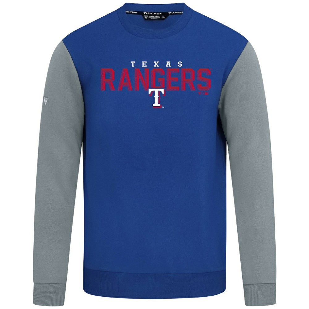Texas Rangers Levelwear Throwback Ultimate Carve Sweatshirt On Sale