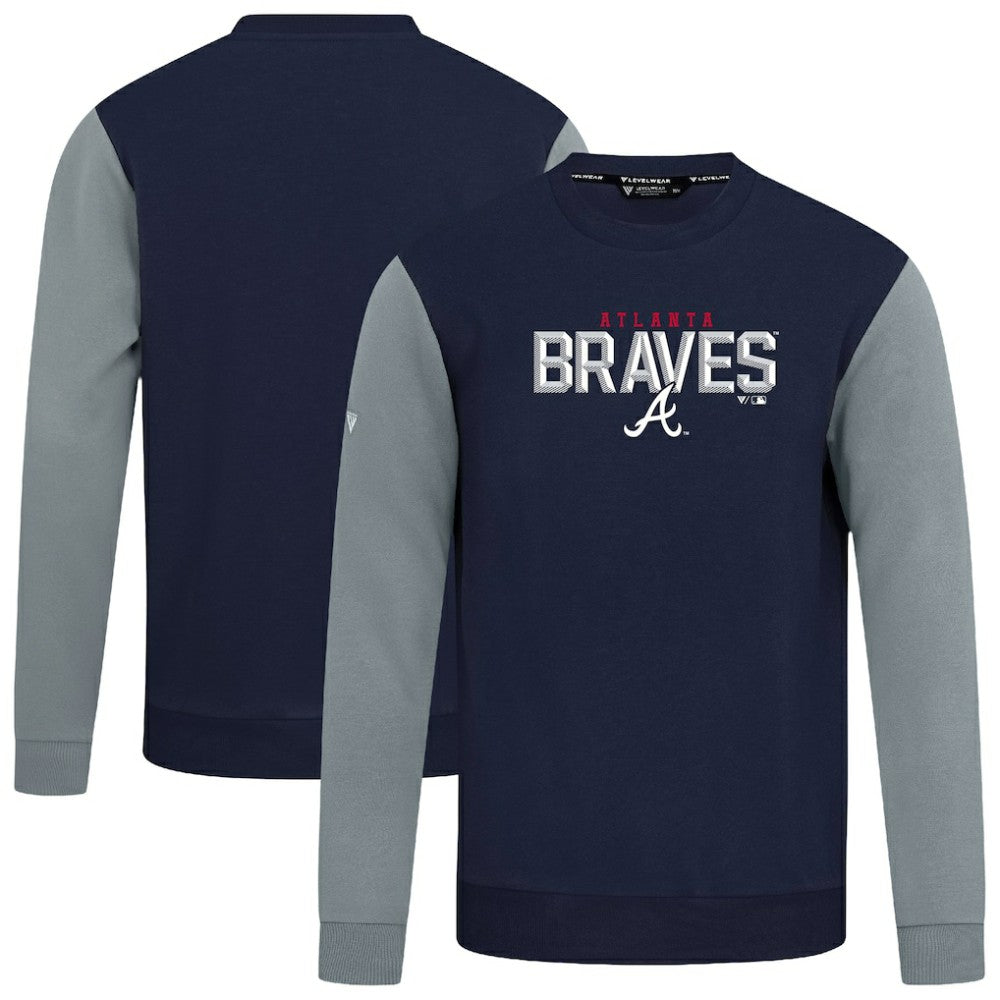 Atlanta Braves Levelwear Throwback Ultimate Carve Sweatshirt Clearance