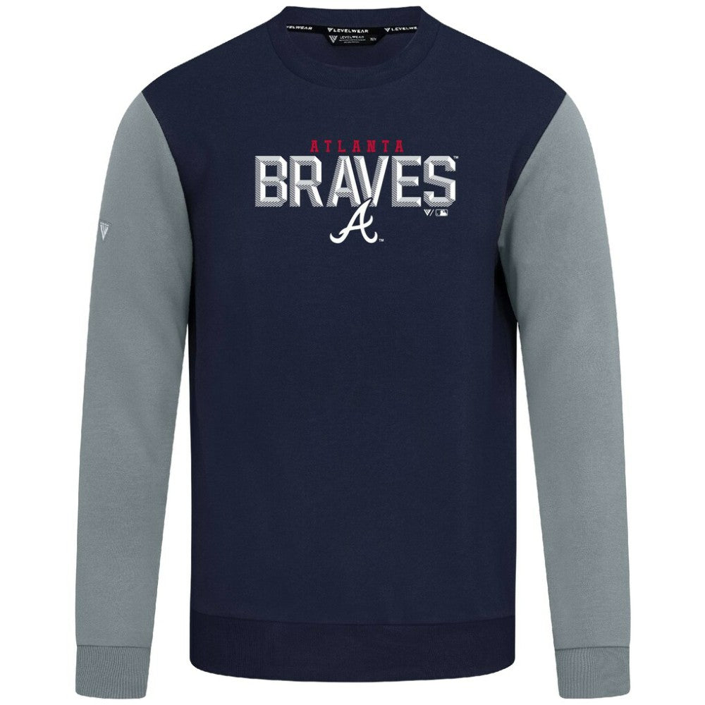 Atlanta Braves Levelwear Throwback Ultimate Carve Sweatshirt Clearance
