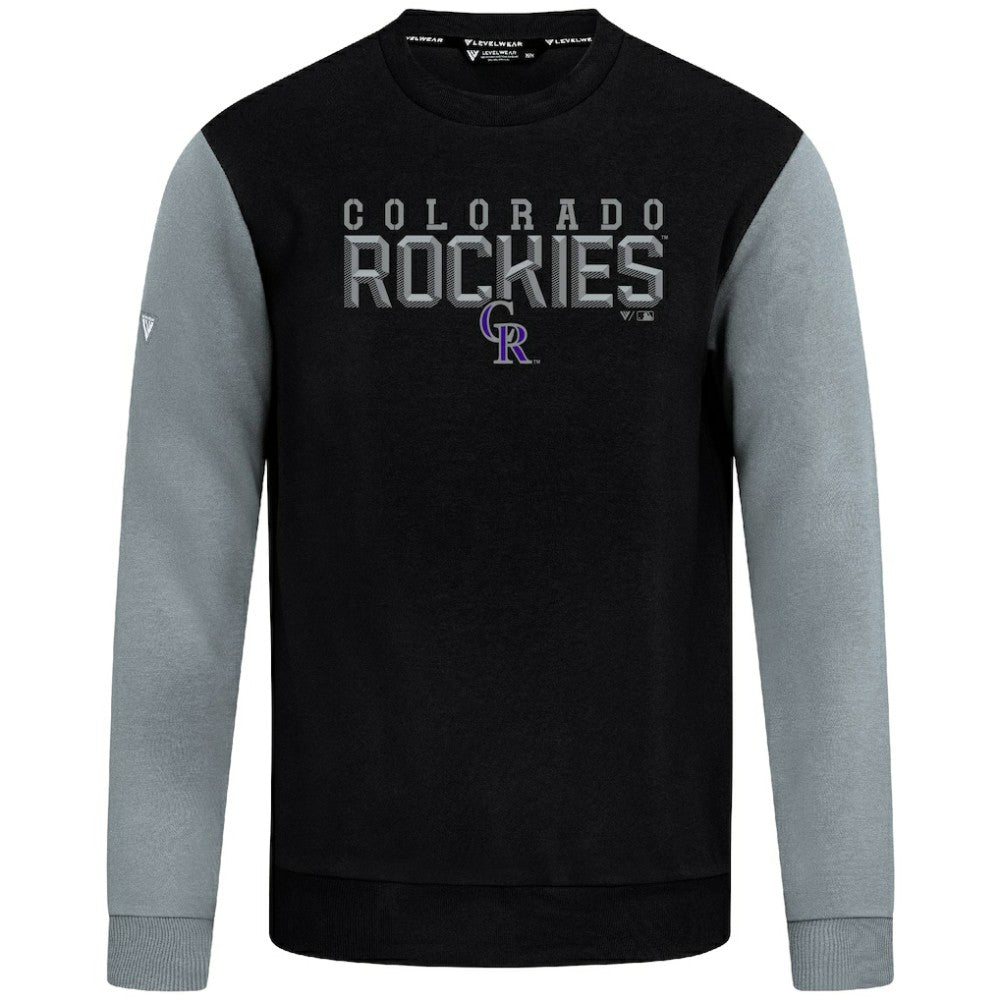 Colorado Rockies Levelwear Throwback Ultimate Carve Sweatshirt discount