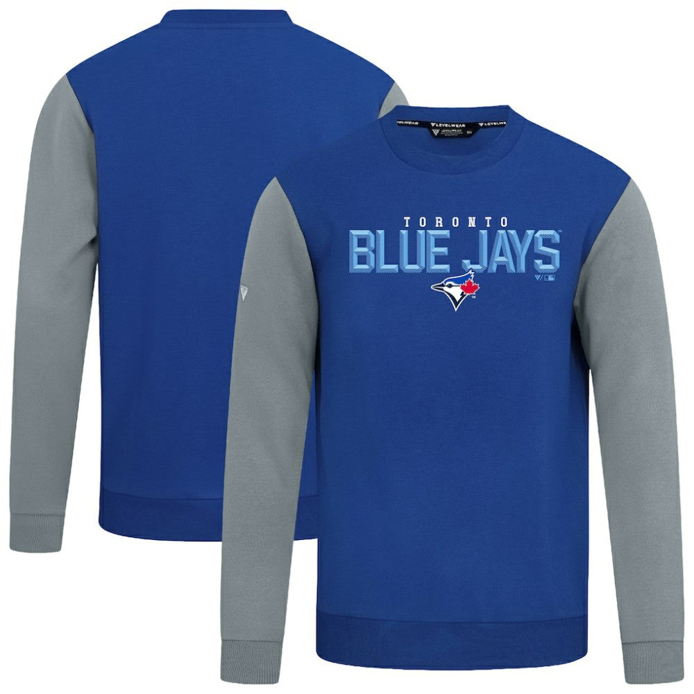 Toronto Blue Jays Levelwear Throwback Ultimate Carve Sweatshirt On Sale
