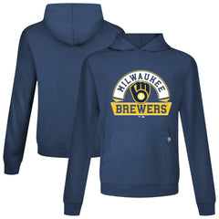 Milwaukee Brewers Levelwear Relay Banner Arch Pullover Hoodie Near Me