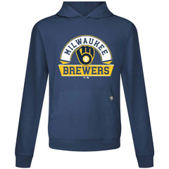 Milwaukee Brewers Levelwear Relay Banner Arch Pullover Hoodie Near Me