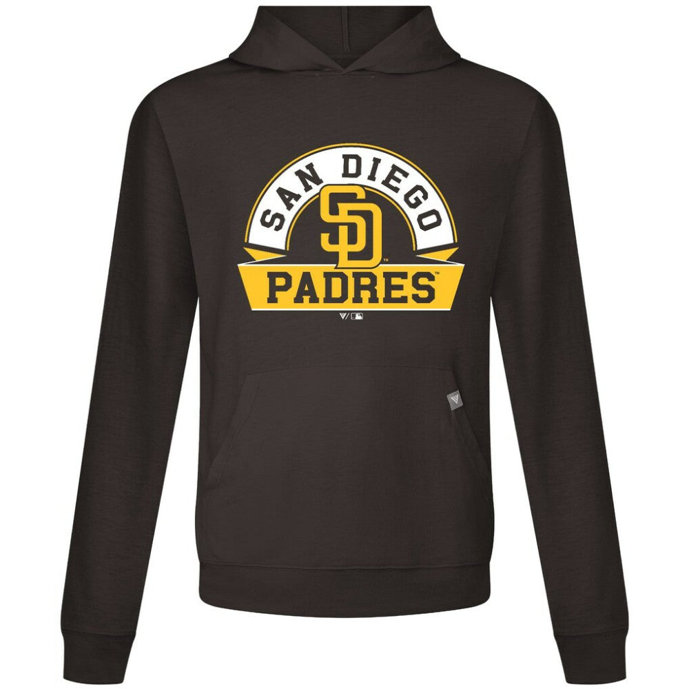 San Diego Padres Levelwear Relay Banner Arch Pullover Hoodie Clearance