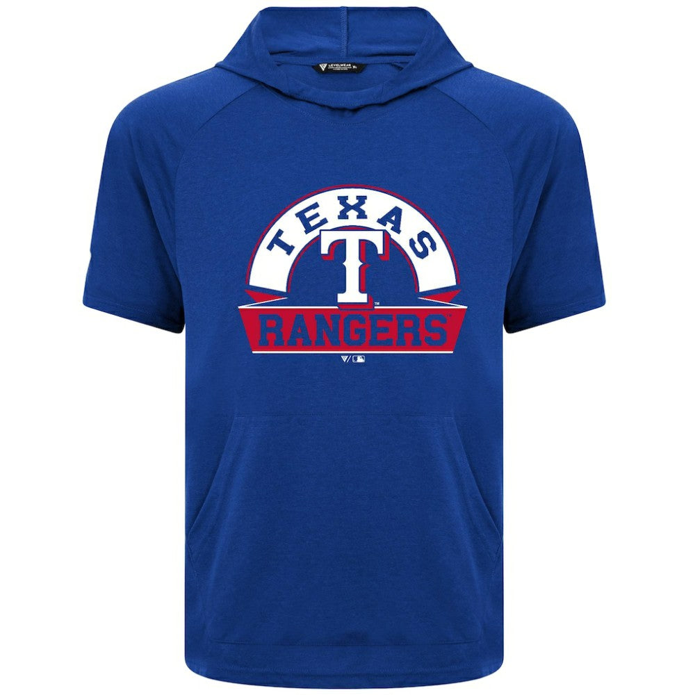 Texas Rangers Levelwear Phase Banner Arch Hoodie T-Shirt Clearance