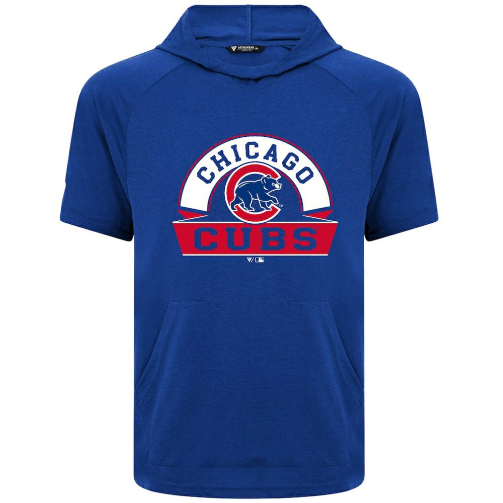 Chicago Cubs Levelwear Phase Banner Arch Hoodie T-Shirt On Sale