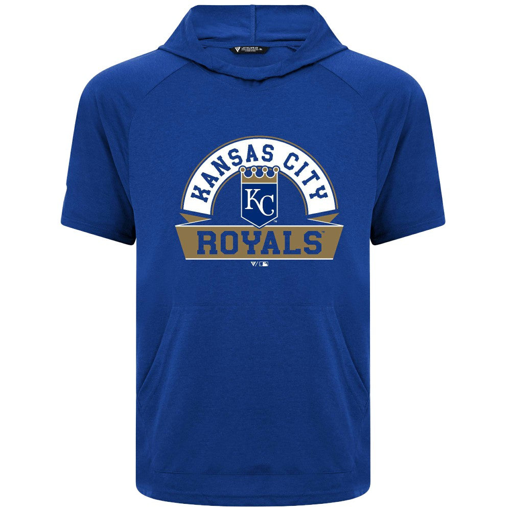 Kansas City Royals Levelwear Phase Banner Arch Hoodie T-Shirt On Sale