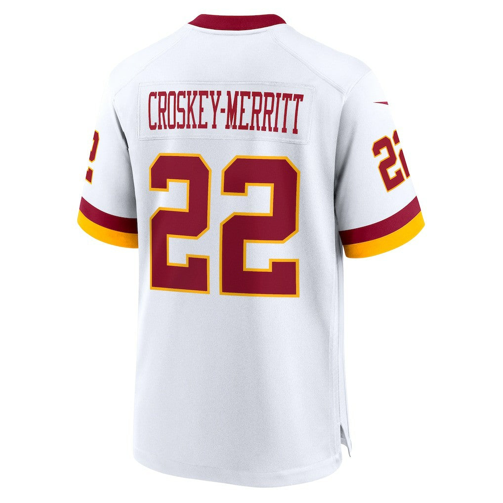 Jacory Croskey-Merritt Washington Commanders Game Super Bowl Era Jersey White - Nike
