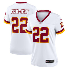 Jacory Croskey-Merritt Washington Commanders Women's Game Super Bowl Era Jersey White - Nike
