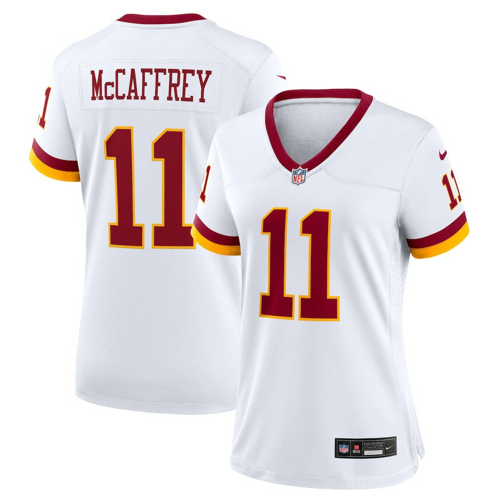 Luke McCaffrey Washington Commanders Women's Game Super Bowl Era Jersey White - Nike