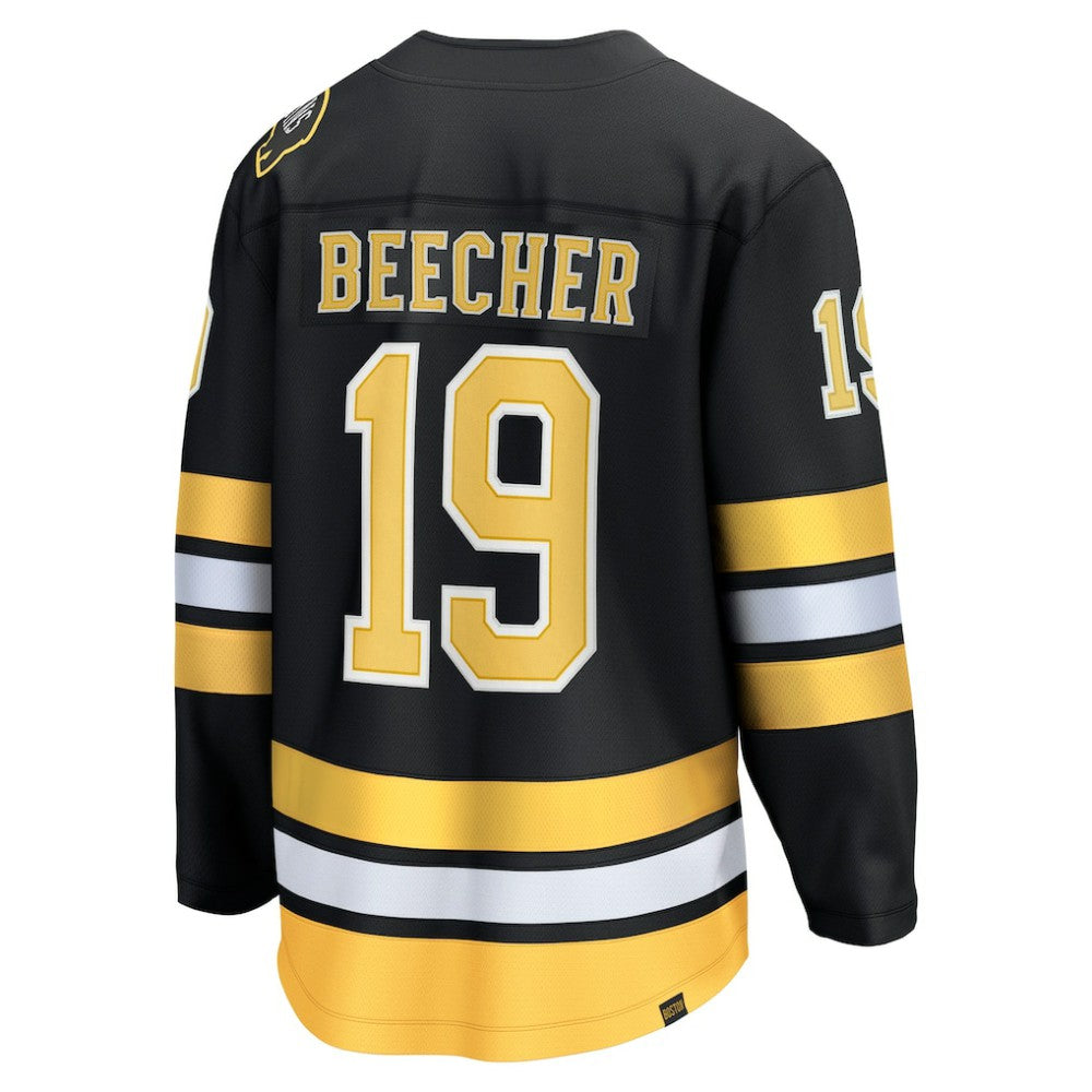 John Beecher Boston Bruins Fanatics Home Breakaway Player Jersey - Black | NHL Jerseys