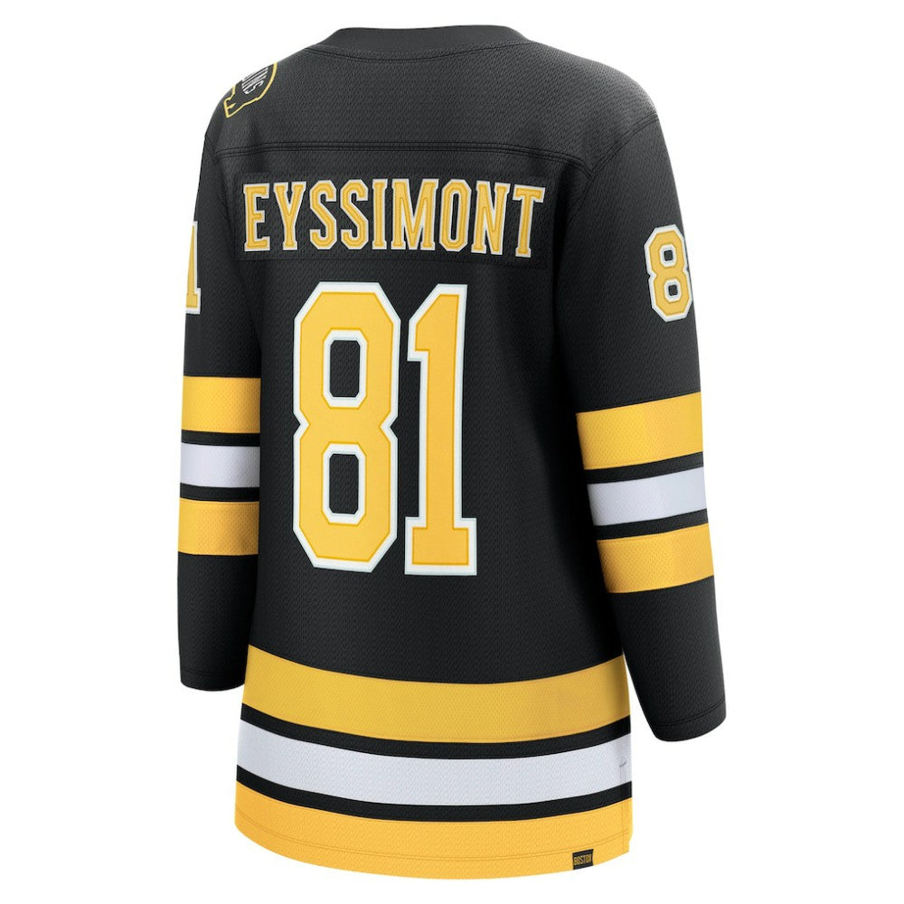 Michael Eyssimont Boston Bruins Fanatics Women's Home Breakaway Player Jersey - Black | NHL Jerseys