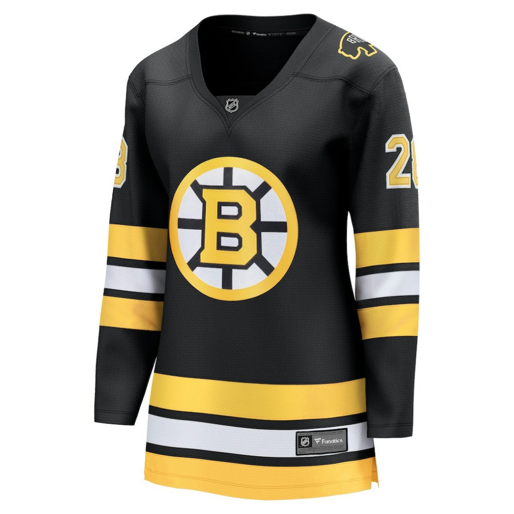 Elias Lindholm Boston Bruins Fanatics Women's Home Breakaway Player Jersey - Black | NHL Jerseys