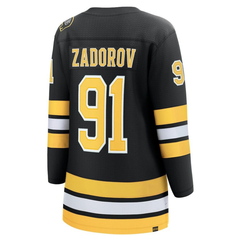 Nikita Zadorov Boston Bruins Fanatics Women's Home Breakaway Player Jersey - Black | NHL Jerseys