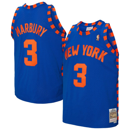 Stephon Marbury New York Knicks 2005/06 Hardwood Classics Swingman Jersey - Blue | NBA Jerseys