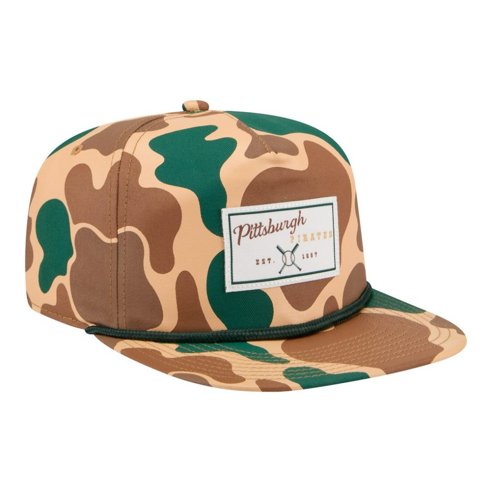 Pittsburgh Pirates New Era Duck 19TWENTY Adjustable Hat Lifestyle