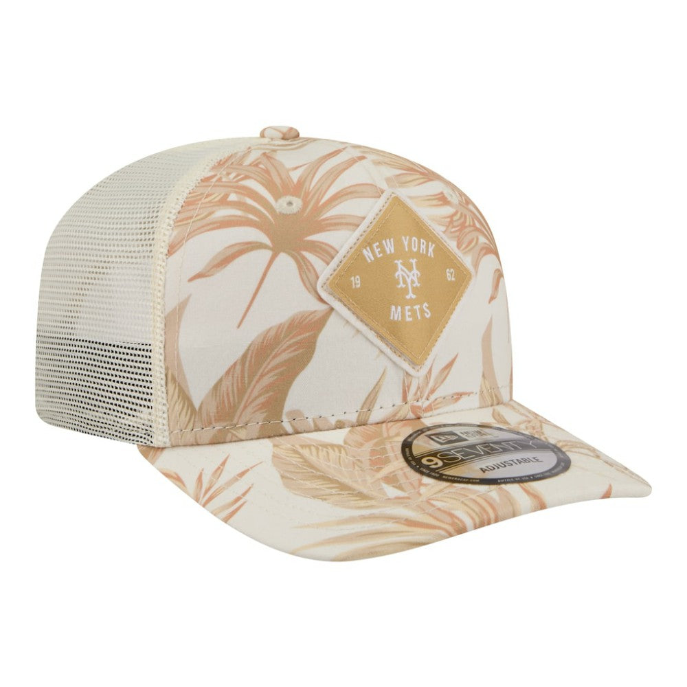 New York Mets New Era Tonal Palm 9SEVENTY Adjustable Trucker Hat On Sale