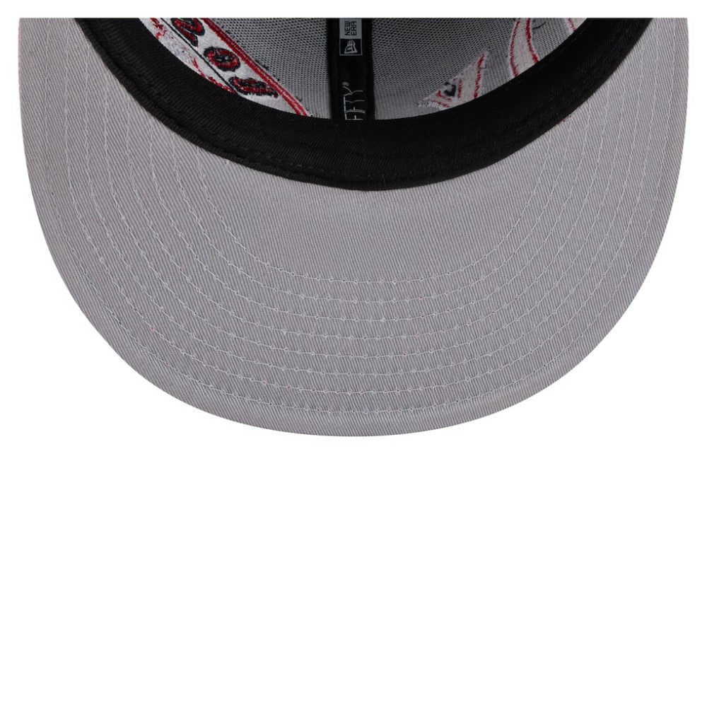 Boston Red Sox New Era Stretched Two-Tone 9FIFTY Adjustable Hat for sale