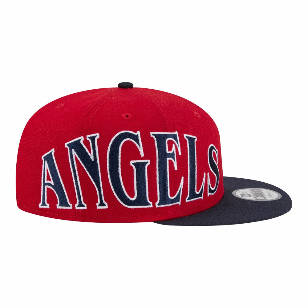 Los Angeles Angels New Era Stretched Two-Tone 9FIFTY Adjustable Hat Lifestyle