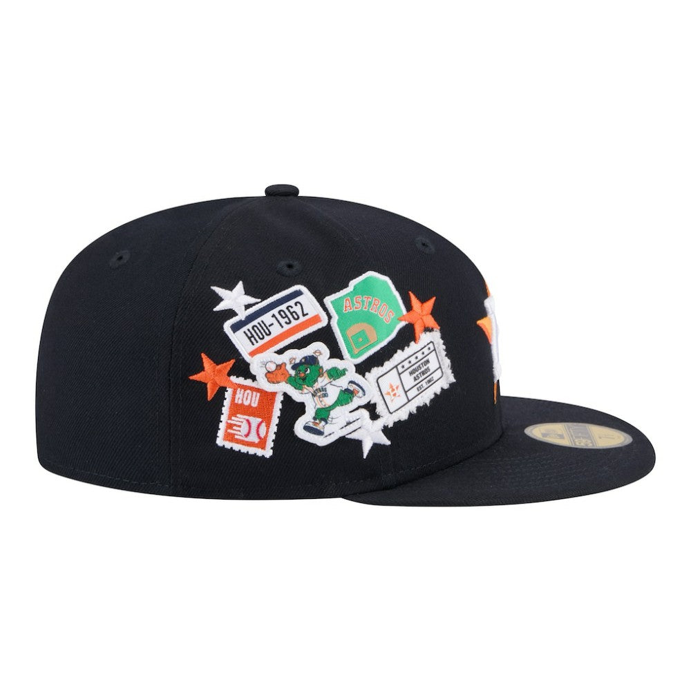 Houston Astros New Era City Patch 59FIFTY Fitted Hat for sale