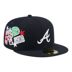 Atlanta Braves New Era City Patch 59FIFTY Fitted Hat Online