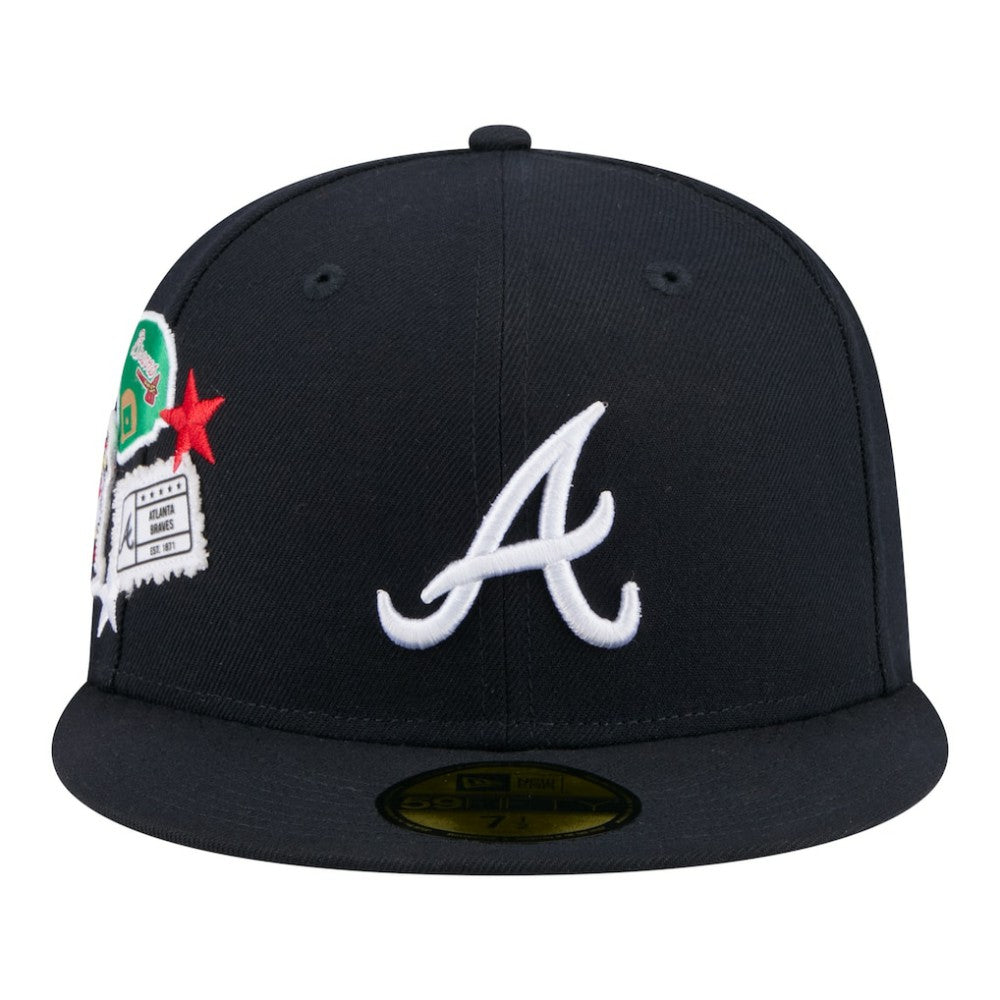 Atlanta Braves New Era City Patch 59FIFTY Fitted Hat Online