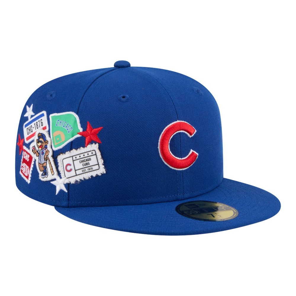 Chicago Cubs New Era City Patch 59FIFTY Fitted Hat On Sale