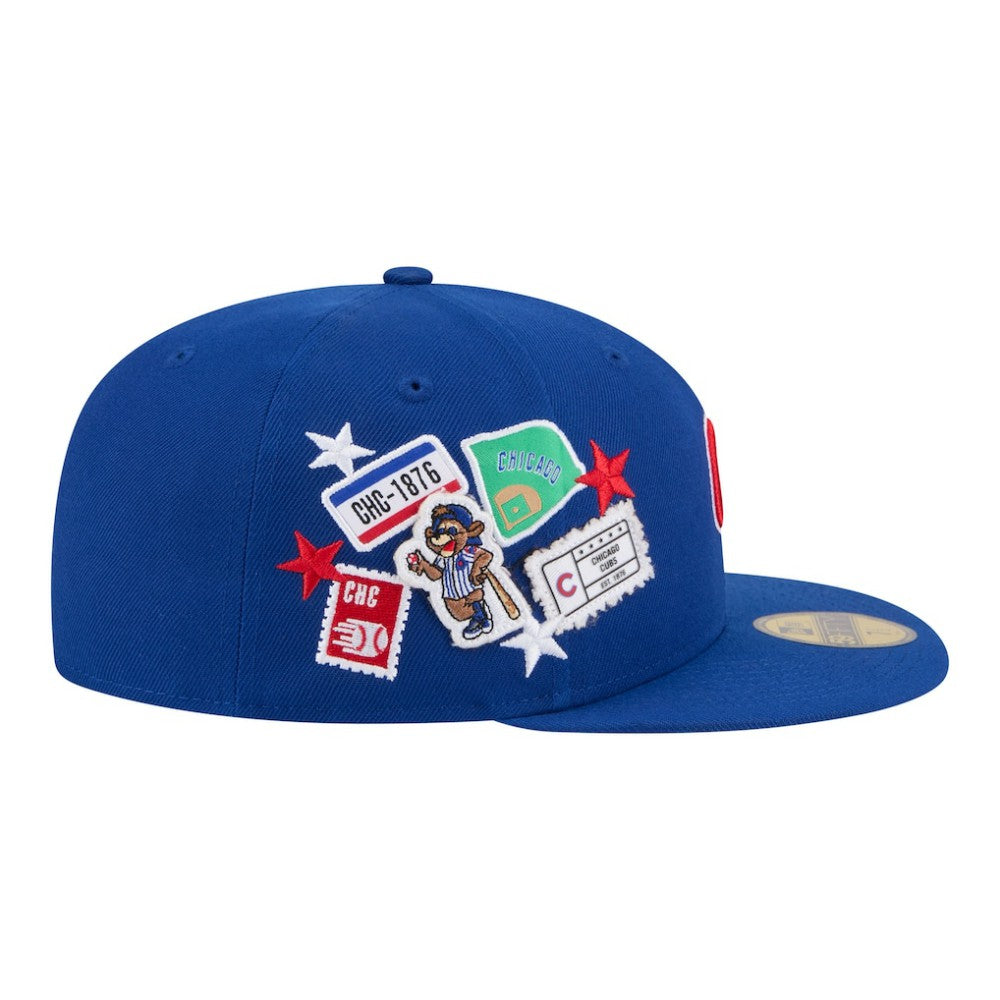 Chicago Cubs New Era City Patch 59FIFTY Fitted Hat On Sale
