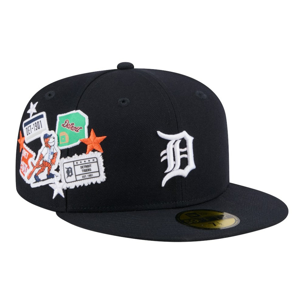 Detroit Tigers New Era City Patch 59FIFTY Fitted Hat Lifestyle