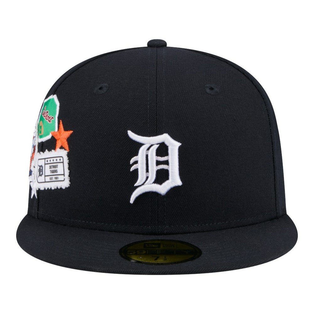 Detroit Tigers New Era City Patch 59FIFTY Fitted Hat Lifestyle