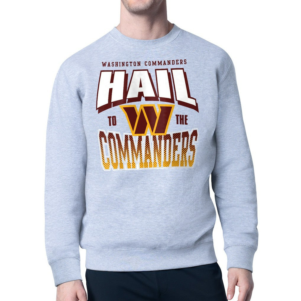 Washington Commanders Starter Comic Style Sweatshirt Gray - NFL
