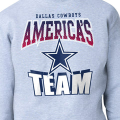 Dallas Cowboys Starter Comic Style Sweatshirt Gray - NFL