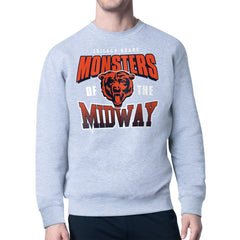 Chicago Bears Starter Comic Style Sweatshirt Gray - NFL