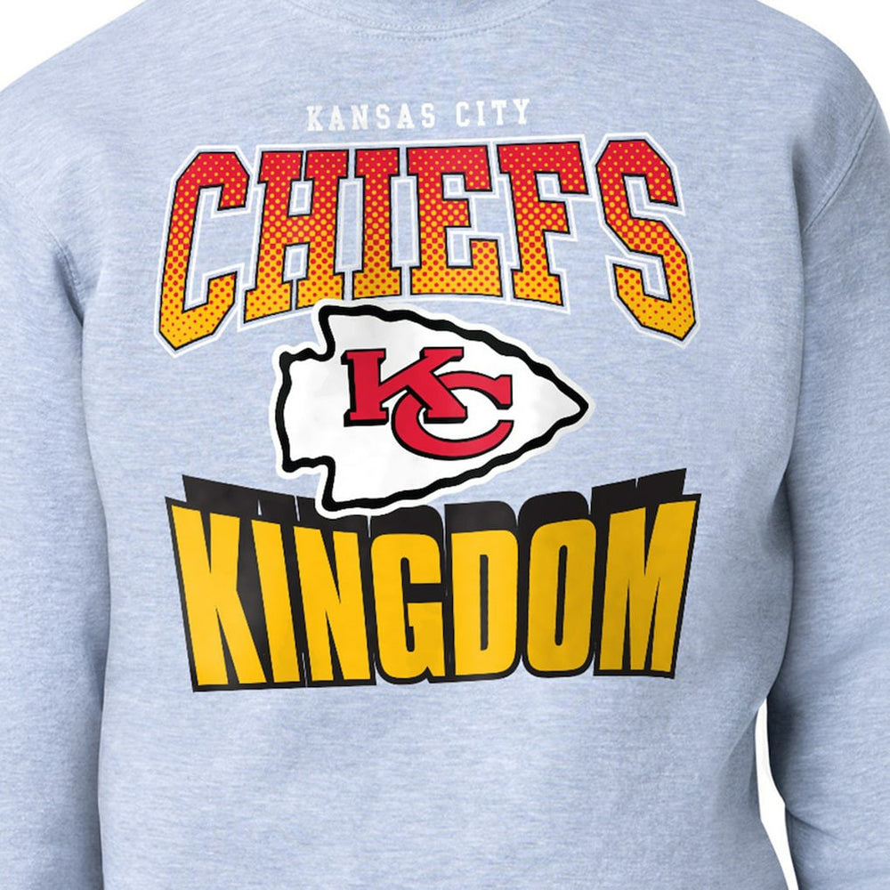 Kansas City Chiefs Starter Comic Style Sweatshirt Gray - NFL
